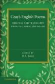 Gray'S English Poems