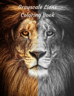 Bertrand.pt - Grayscale Lions Coloring Book