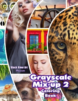 Bertrand.pt - Grayscale Mix-Up 2 Coloring Book