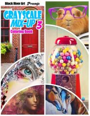 Grayscale Mix-Up 3 Coloring Book
