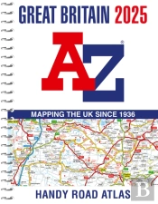 Great Britain A-Z Handy Road Atlas 2025 (A5 Spiral)