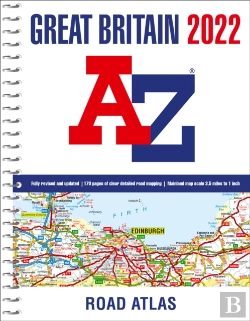 Bertrand.pt - Great Britain A-Z Road Atlas 2022 (A4 Spiral)