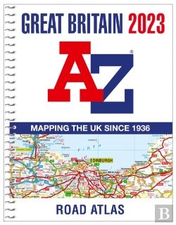 Bertrand.pt - Great Britain A-Z Road Atlas 2023 (A4 Spiral)