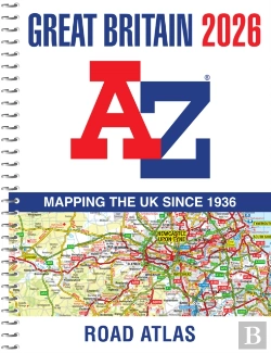 Bertrand.pt - Great Britain A-Z Road Atlas 2026 (A4 Spiral)
