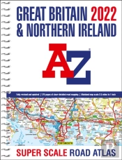 Great Britain A-Z Super Scale Road Atlas 2022 (A3 Spiral)