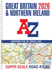 Great Britain A-Z Super Scale Road Atlas 2026 (A3 Spiral)