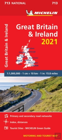 Bertrand.pt - Great Britain & Ireland 2021 - Michelin National Map 713