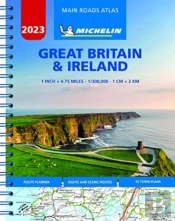 Great Britain & Ireland 2023 - Mains Roads Atlas (A4-Spiral)
