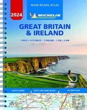 Great Britain & Ireland 2024 - Mains Roads Atlas (A4-Spiral)
