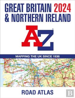 Great Britain & Northern Ireland A-Z Road Atlas 2024 (A3 Paperback)