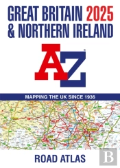 Great Britain & Northern Ireland A-Z Road Atlas 2025 (A3 Paperback)