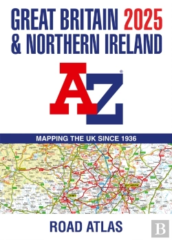 Bertrand.pt - Great Britain & Northern Ireland A-Z Road Atlas 2025 (A3 Paperback)