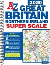 Great Britain Super Scale A-Z Road Atlas 2020 (A3 Spiral)