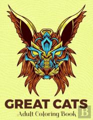 Great Cats Adult Coloring Book