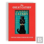 Great Catsby Vintage Book Stress Reliever