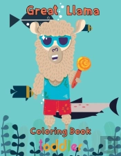 Great  Llama Coloring Book   Toddler