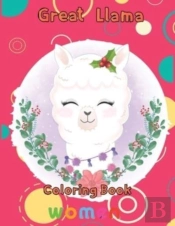 Great  Llama Coloring Book   Women