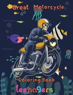 Bertrand.pt - Great Motorcycle Coloring Book   Teenagers