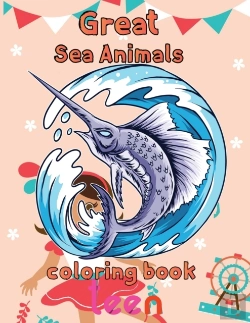 Bertrand.pt - Great Sea Animals Coloring Book Teen