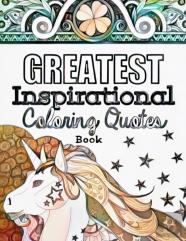 Greatest Inspirational Quotes Coloring Book