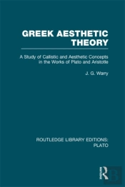 Greek Aesthetic Theory (Rle: Plato)