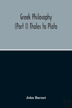 Bertrand.pt - Greek Philosophy; (Part I) Thales To Plato