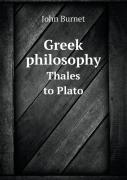 Greek Philosophy Thales To Plato