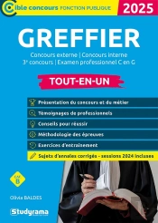 Greffier Tout-En-Un : Catégorie B ; Concours 2025-2026 (Édition 2025)