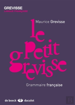 Bertrand.pt - Grevisse : Le Petit Grevisse ; Grammaire Française