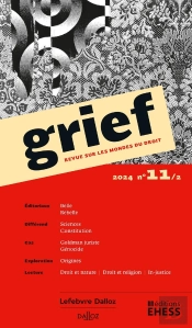 Grief, Revue Sur Les Mondes Du Droit N° 11/2