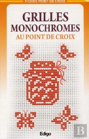 Grilles Monochromes Au Point De Croix - (Cartes)