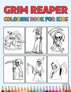 Bertrand.pt - Grim Reaper Coloring Book For Kids