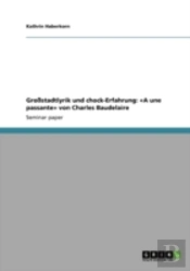 Grostadtlyrik Und Chock-Erfahrung