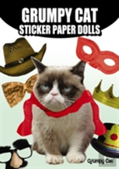 Grumpy Cat Sticker Paper Dolls