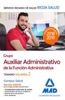 Grupo Auxiliar Administrativo De La Función Administrativa Del Servicio Riojano De Salud. Temario. V
