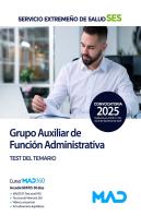 Grupo Auxiliar De Funcion Administrativa Del Servicio Extremeño De Salud (Ses).
