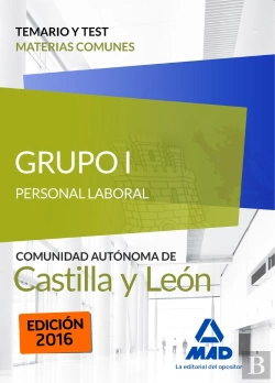 Bertrand.pt - Grupo I Personal Laboral De La Junta De Castilla Y León. Temario Y Test Materias Comunes