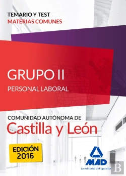 Bertrand.pt - Grupo Ii Personal Laboral De La Junta De Castilla Y León. Temario Y Test Materias Comunes