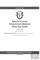 Gta 31-01-003 Special Forces Detachment Mission Planning Guide