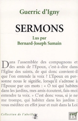 Bertrand.pt - Guerric D'Igny. Sermons Pour L'Annee Liturgique