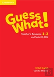 Guess What! Levels 1-2 Teacher'S Resource And Tests Cd-Rom British English