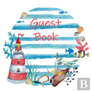 Guest Book, Visitors Book, Guests Comments, Vacation Home Guest Book, Beach House Guest Book, Comments Book, Visitor Book, Nautical Guest Book, Holiday Home, Bed & Breakfast, Retreat Centres, Family H
