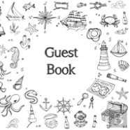 Guest Book, Visitors Book, Guests Comments, Vacation Home Guest Book, Beach House Guest Book, Comments Book, Visitor Book, Nautical Guest Book, Holiday Home, Bed & Breakfast, Retreat Centres, Family