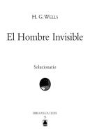 Guía Didáctica. El Hombre Invisible. Biblioteca Teide