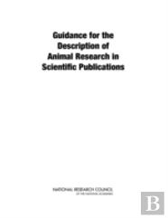 Guidance For The Description Of Animal Research In Scientific Publications