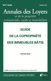 Guide De La Copropriété Des Immeubles Bâtis