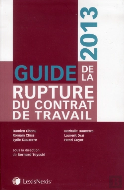 Bertrand.pt - Guide De La Rupture Du Contrat De Travail 2013