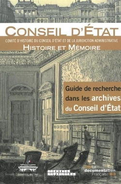 Bertrand.pt - Guide De Recherche Dans Les Archives Du Conseil D'Etat