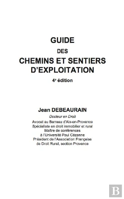 Bertrand.pt - Guide Des Chemins Et Sentiers D'Exploitation (4e Édition)