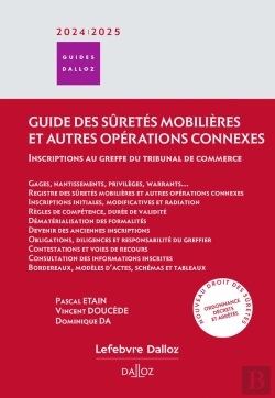 Bertrand.pt - Guide Des Formalités Des Sûretés Mobilières
